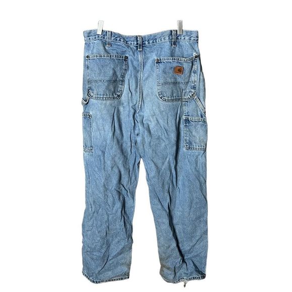 Carhartt Double Knee Dungaree Fit Jeans 38X32 - Picture 3 of 6